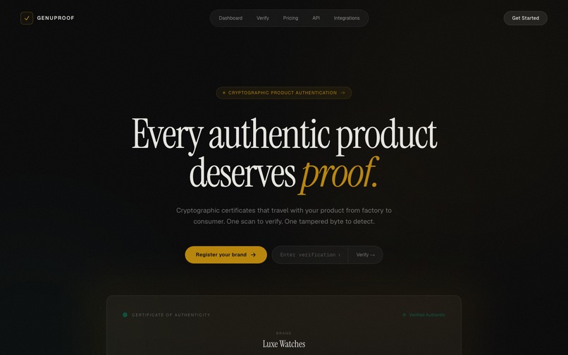 GenuProof – screenshot 5