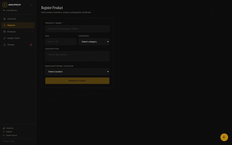 GenuProof – screenshot 6