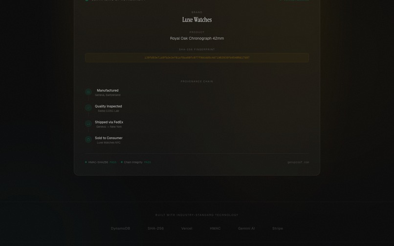 GenuProof – screenshot 11