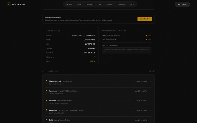 GenuProof – screenshot 12