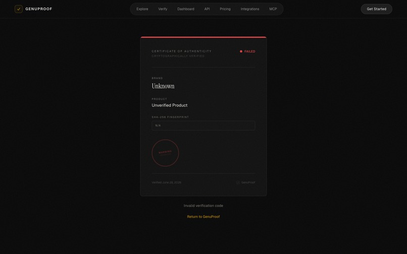 GenuProof – screenshot 14
