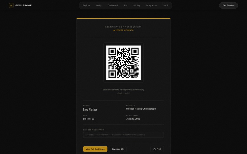 GenuProof – screenshot 15