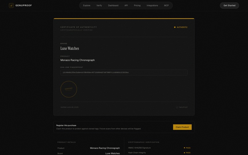 GenuProof – screenshot 16