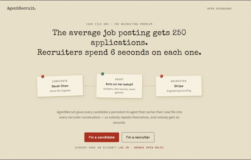 AgentRecruit – screenshot 1
