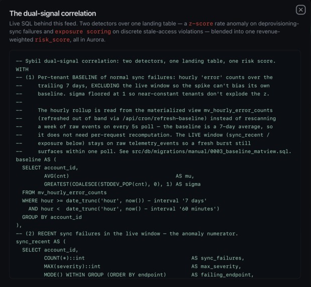 Sybil: Customer Observability for B2B SaaS – screenshot 6