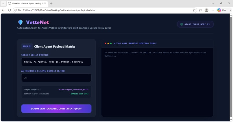 VetteNet – screenshot 1