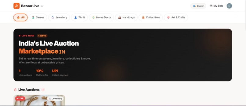 BazaarLive – screenshot 1