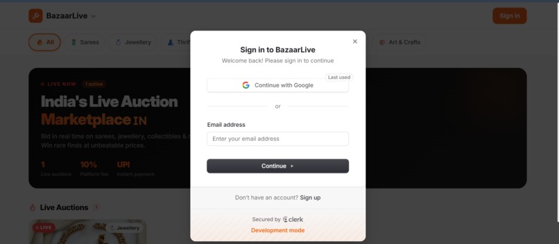 BazaarLive – screenshot 2