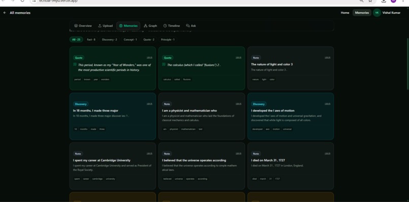 ECHO AI - A Digital Memory Layer for Humanity – screenshot 8