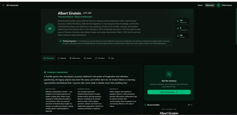 ECHO AI - A Digital Memory Layer for Humanity – screenshot 13
