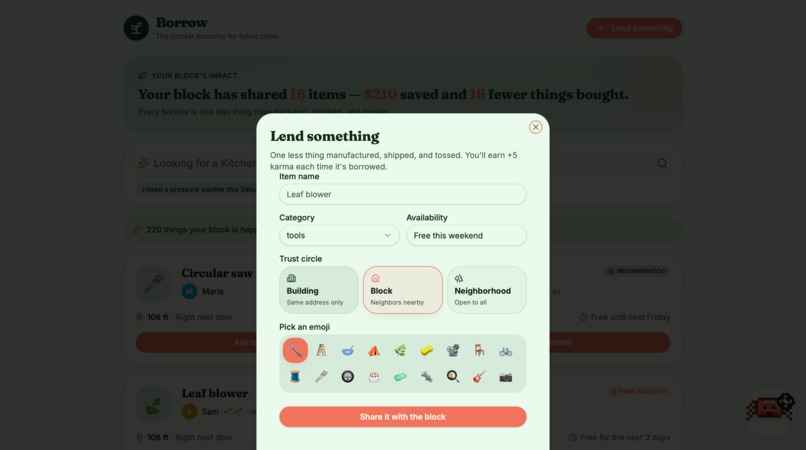 Borrow – screenshot 3