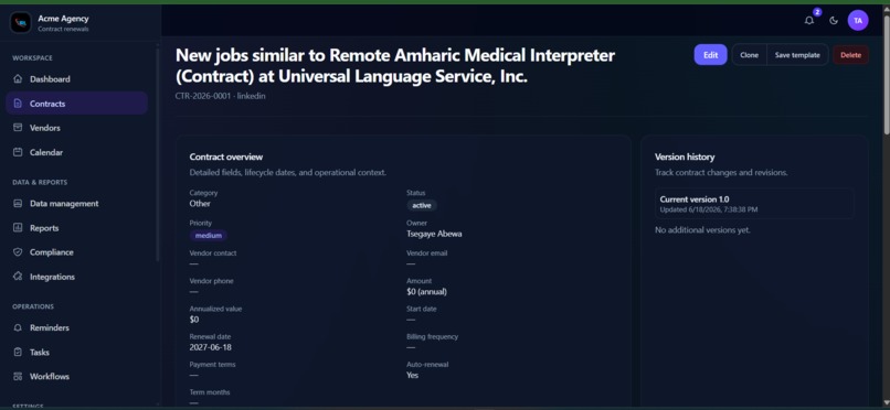 RenewalRadar – screenshot 3