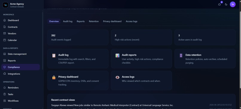 RenewalRadar – screenshot 5