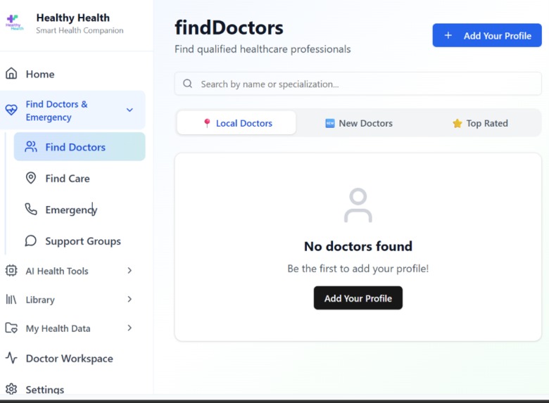 healthy health – screenshot 2