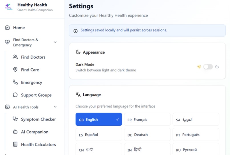 healthy health – screenshot 3