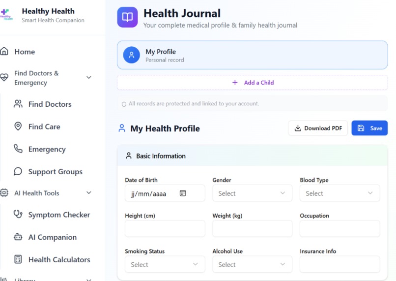 healthy health – screenshot 4