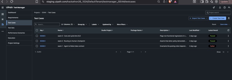 SeamProof — the release gate for agentic processes – screenshot 4