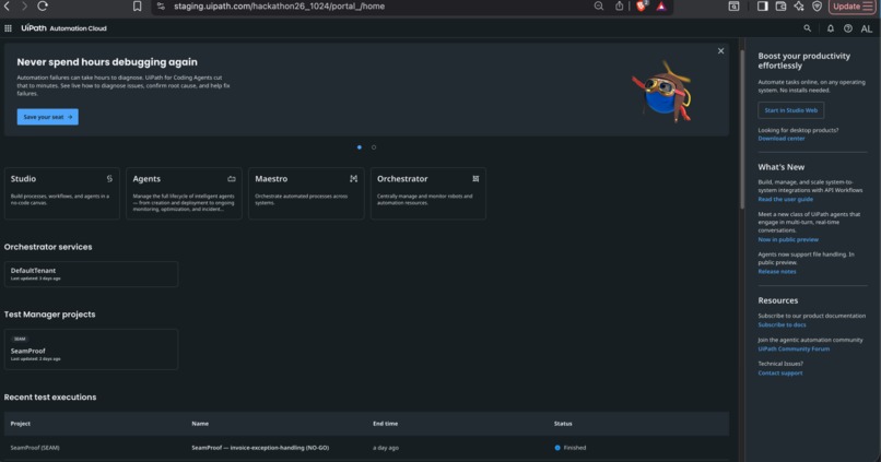SeamProof — the release gate for agentic processes – screenshot 6