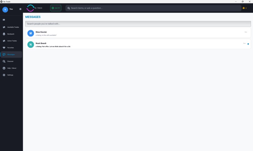 Re-Trade – screenshot 1