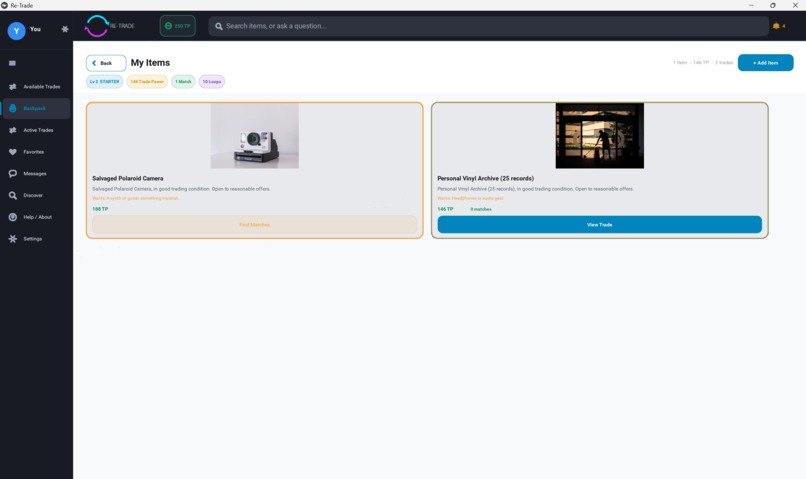 Re-Trade – screenshot 2