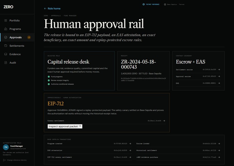 ZERO — Prevention Finance Protocol – screenshot 5