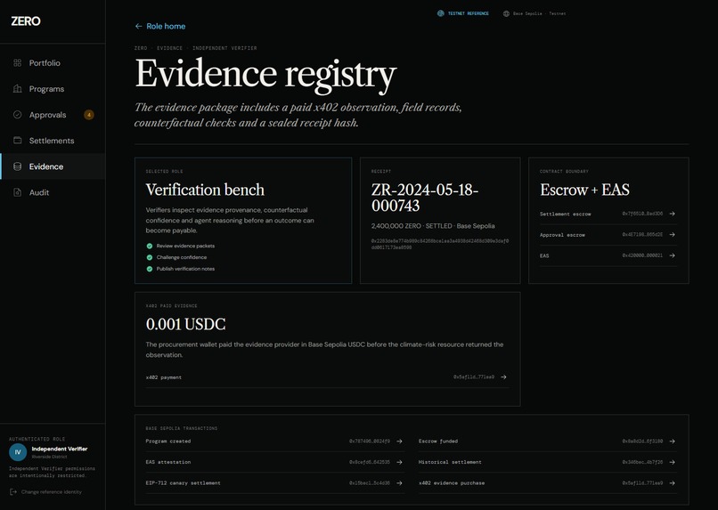 ZERO — Prevention Finance Protocol – screenshot 6