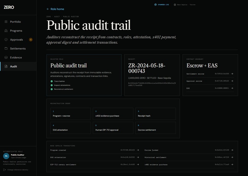 ZERO — Prevention Finance Protocol – screenshot 7