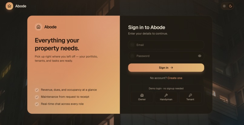 Abode – screenshot 2