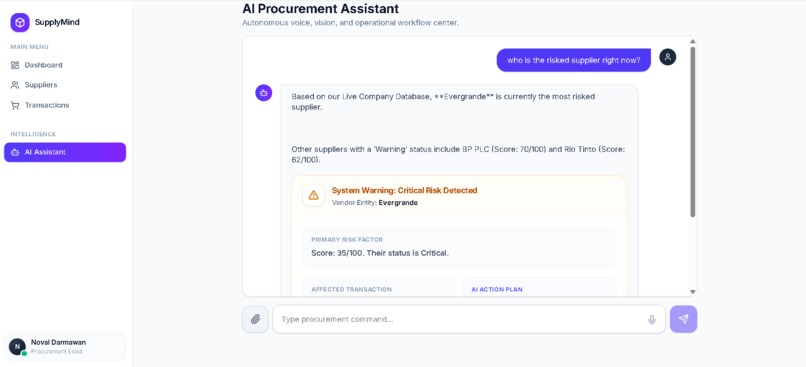 SupplyMind – screenshot 2