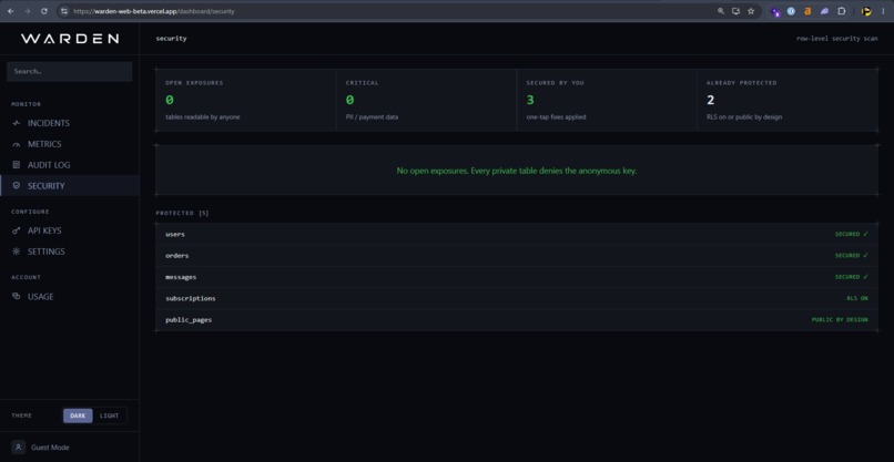 Warden: The AI On-Call Engineer – screenshot 8