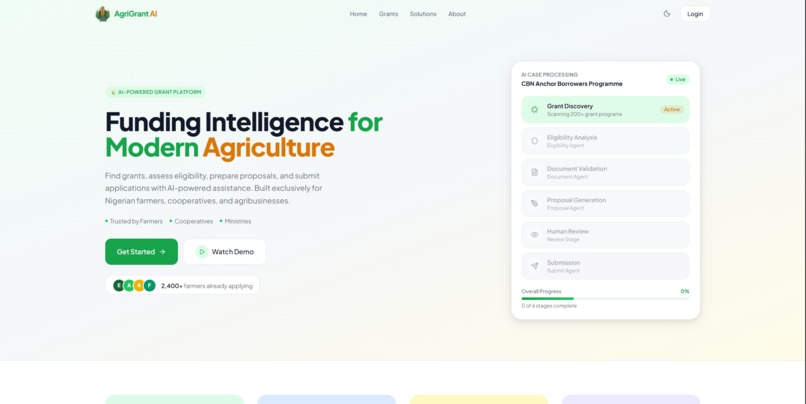 AgriGrant AI – screenshot 1