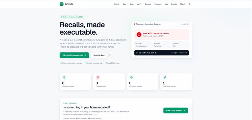 SafeState – screenshot 1