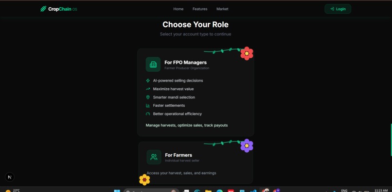 CropChain OS – screenshot 2