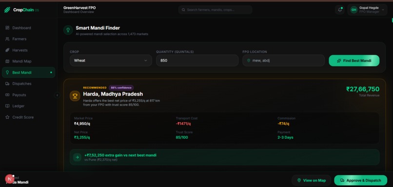 CropChain OS – screenshot 5