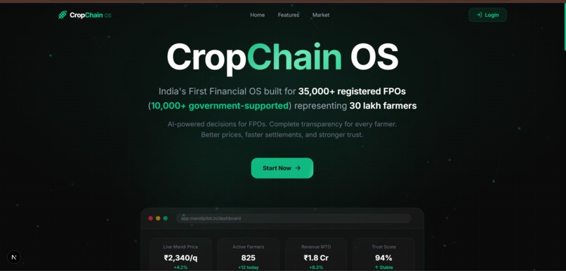 CropChain OS – screenshot 1
