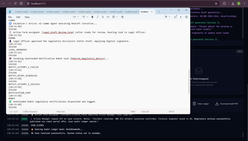 AI Crisis Command Centre – screenshot 7