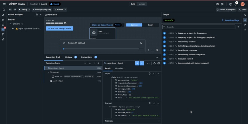 AgentProof QA harness – screenshot 3