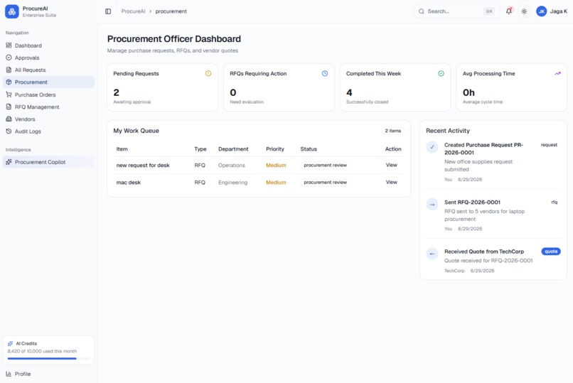 ProcureAI – screenshot 5