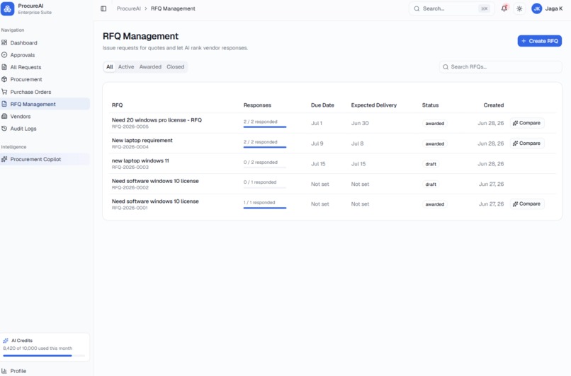 ProcureAI – screenshot 6