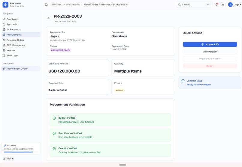 ProcureAI – screenshot 7