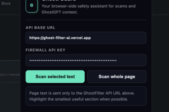 GhostFilter AI