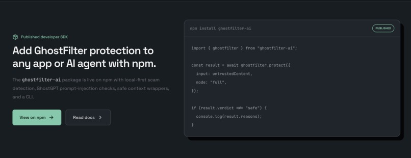 GhostFilter AI – screenshot 2