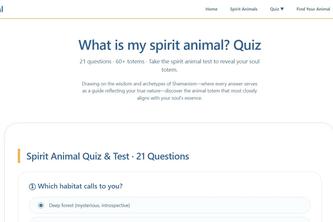 Spirit Animal Quiz