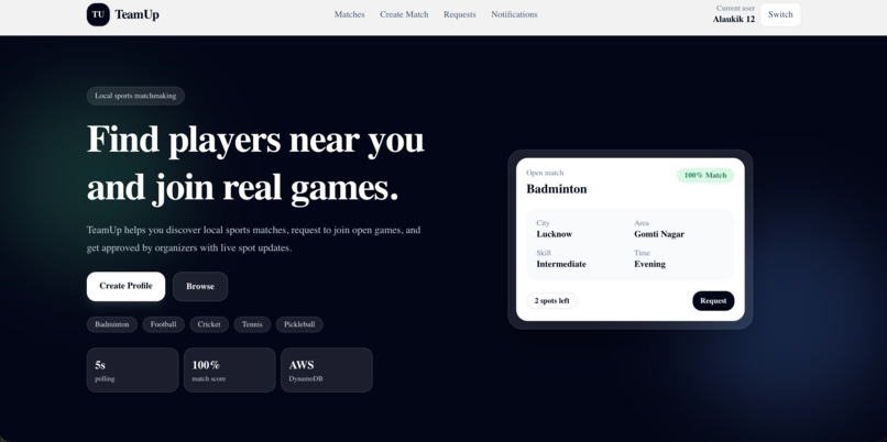 TeamUp – screenshot 2