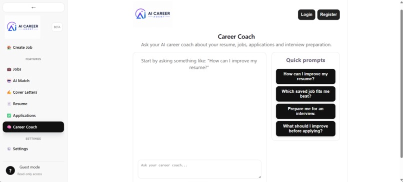 AI Career Agent – screenshot 1