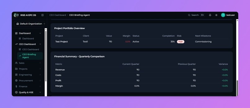 RISE AI - Solar EPC Operating System – screenshot 4