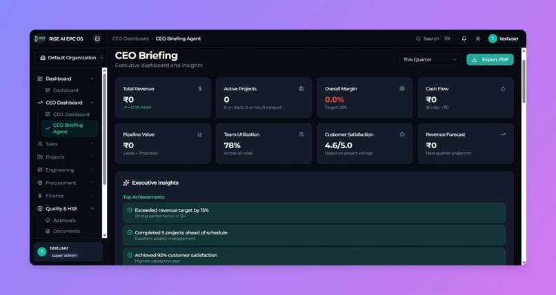 RISE AI - Solar EPC Operating System – screenshot 5