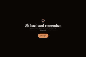Reverie - the frame that remembers