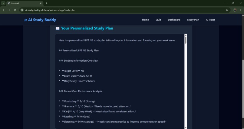 AI Study Buddy for JLPT – screenshot 5