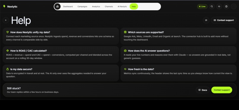 Nexlytic – screenshot 3
